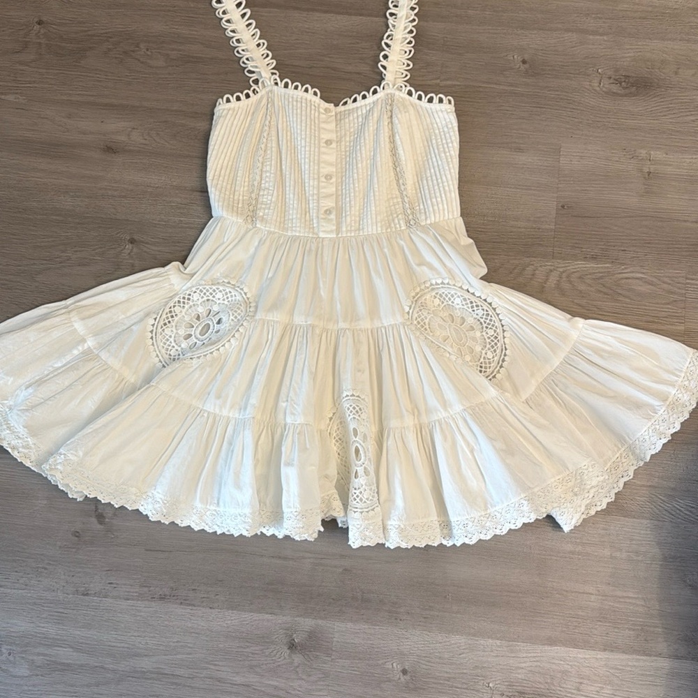 Forever That Girl Adrianna Chic White Lace Romper size S - Picture 13 of 15